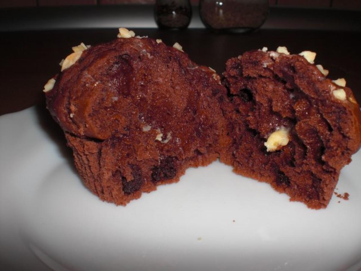 Schokomuffins mit weißer Schokolade - einfach - von 17124 Schokomuffins mit weißer Schokolade - einfach - von 17124