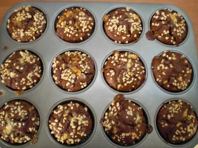 Schokomuffins mit weißer Schokolade - Rezept - Bild Nr. 11