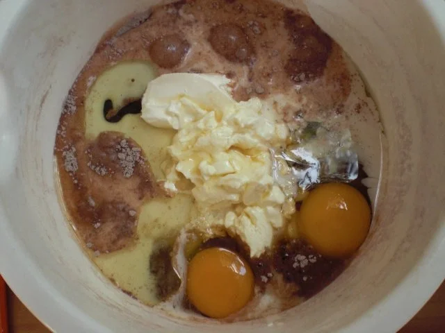 Schokomuffins mit weißer Schokolade - Rezept - Bild Nr. 6