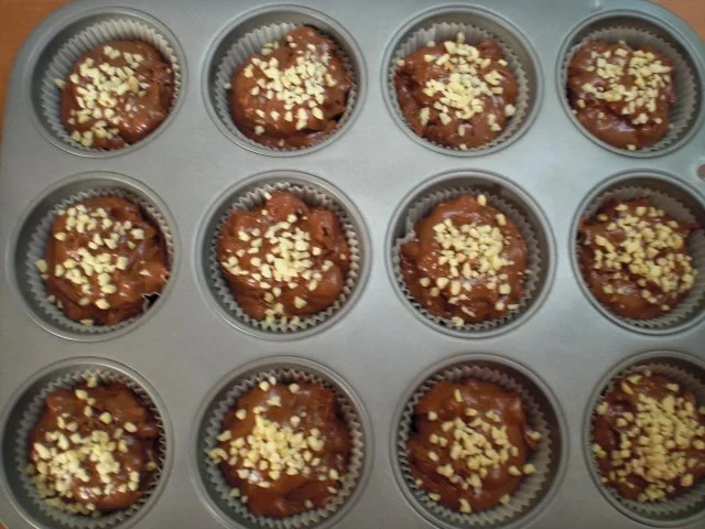 Schokomuffins mit weißer Schokolade - Rezept - Bild Nr. 10