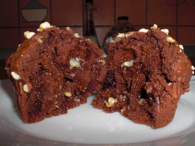 Schokomuffins mit weißer Schokolade - Rezept - Bild Nr. 17