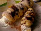 Schaumrollen mit Amaretto-Sahne-Füllung - Rezept