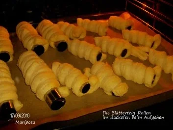 Schaumrollen mit Amaretto-Sahne-Füllung - Rezept - Bild Nr. 8