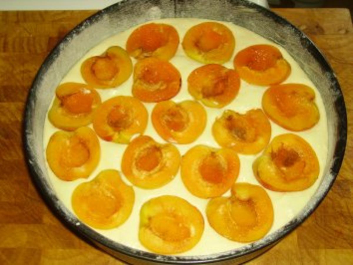 Aprikosenkuchen mit Marzipan-Streusel - Rezept - Bild Nr. 3