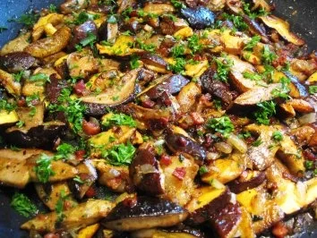 Rezept: Waldpilz-Pfanne aus 3 verschiedenen Pilzen ... Bild Nr. 6 Waldpilz-Pfanne aus 3 verschiedenen Pilzen ... - Rezept - Bild Nr. 6
