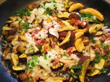 Rezept: Waldpilz-Pfanne aus 3 verschiedenen Pilzen ... Bild Nr. 5 Waldpilz-Pfanne aus 3 verschiedenen Pilzen ... - Rezept - Bild Nr. 5