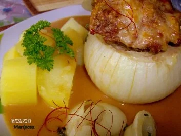 Gefüllte Metzgerzwiebeln - Rezept - Bild Nr. 5