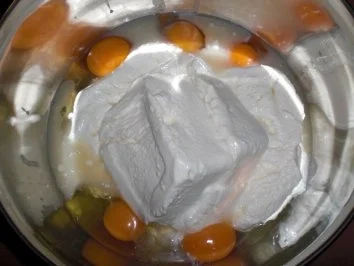 Rezept: Käsekuchen mit Mandeln Bild Nr. 4 Käsekuchen mit Mandeln - Rezept - Bild Nr. 4