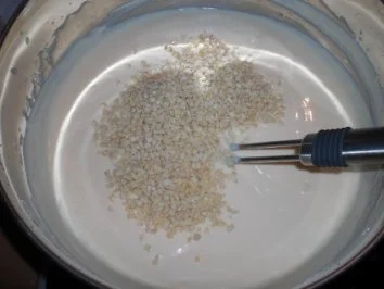 Rezept: Käsekuchen mit Mandeln Bild Nr. 6 Käsekuchen mit Mandeln - Rezept - Bild Nr. 6