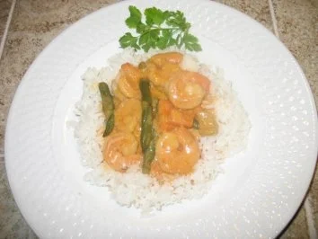 Rezept: Thai Shrimps in roter Currysosse Bild Nr. 5 Thai Shrimps in roter Currysosse - Rezept - Bild Nr. 5