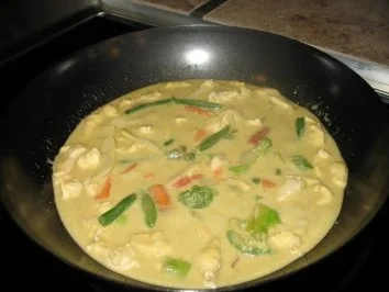 Thai Haehnchenbrust in gruener Currysosse - Rezept - Bild Nr. 5