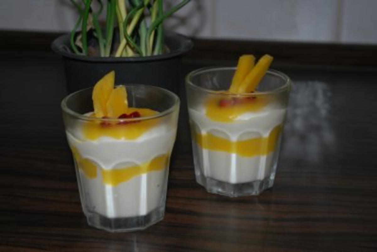 Mango-Joghurt-Mousse - Rezept