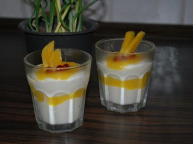 Mango-Joghurt-Mousse - Rezept mit Bild - kochbar.de