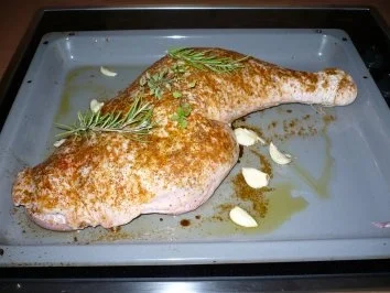 Putenkeule "MEDITERAN" Gyrosgeschmack - Rezept - Bild Nr. 3