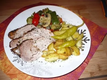 Putenkeule "MEDITERAN" Gyrosgeschmack - Rezept