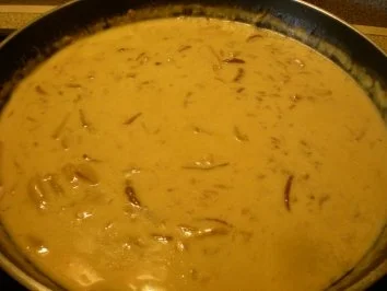 Rezept: Steinpilz Sahne Nudeln Bild Nr. 5 Steinpilz Sahne Nudeln - Rezept - Bild Nr. 5