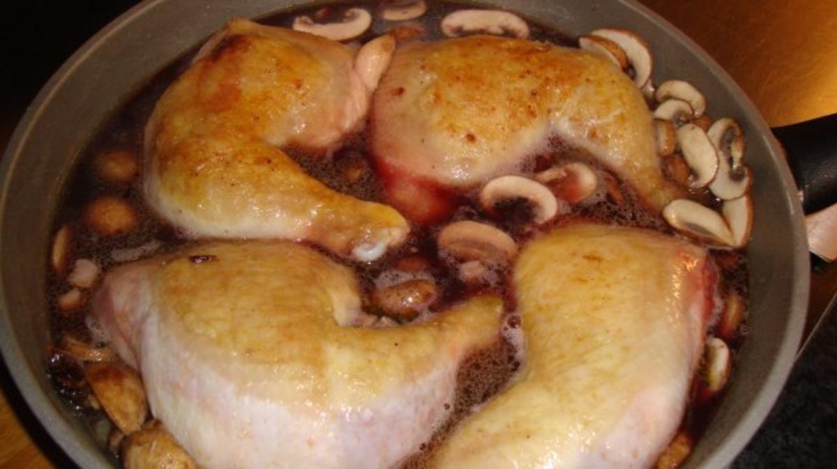 Coq au vin rosso - Rezept - Bild Nr. 2