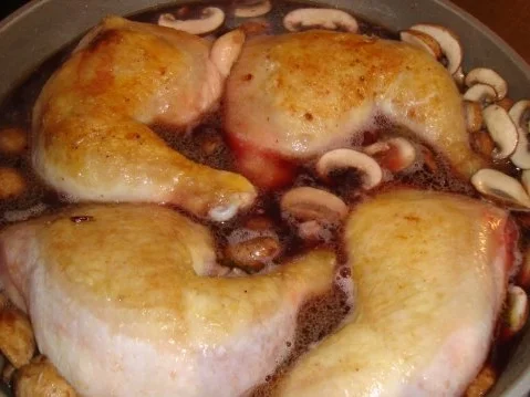 Coq au vin rosso - Rezept - Bild Nr. 2