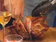 Nackenbraten mit Peperoncini gespickt - Rezept