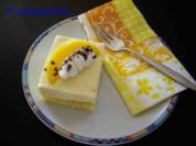 Pfirsich-Sahne-Schnitte - Rezept