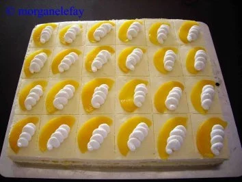 Pfirsich-Sahne-Schnitte - Rezept - Bild Nr. 4