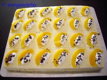 Pfirsich-Sahne-Schnitte - Rezept - Bild Nr. 5