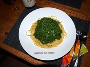 Tagliatelle con spinaci - Rezept