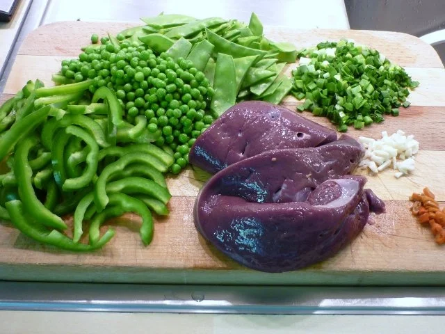 Rezept: Kalbsleber-Gemüsepfanne japanisch Bild Nr. 2 Kalbsleber-Gemüsepfanne japanisch - Rezept - Bild Nr. 2