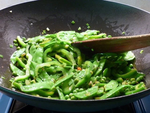 Rezept: Kalbsleber-Gemüsepfanne japanisch Bild Nr. 4 Kalbsleber-Gemüsepfanne japanisch - Rezept - Bild Nr. 4