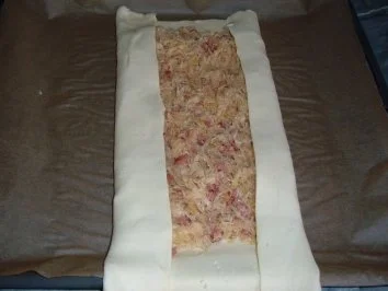 Rezept: Blätterteig - Sauerkraut - Rolle Bild Nr. 7 Blätterteig - Sauerkraut - Rolle - Rezept - Bild Nr. 7