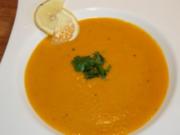 Suppe: Kürbissuppe - exotisch, asiatisch inspiriert - Rezept
