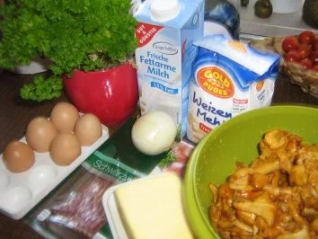 Pfifferling - Quiche mit Schwarzwälder Schinken - Rezept - Bild Nr. 3