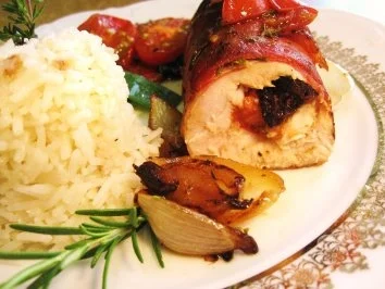 Hähnchenbrustfilets mit mediterraner Füllung - Rezept - Bild Nr. 9