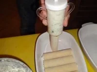 Cannelloni gefüllt mit Ricotta + Rucola - Rezept - Bild Nr. 3