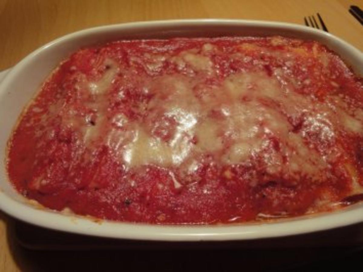 Cannelloni gefüllt mit Ricotta + Rucola - Rezept - kochbar.de