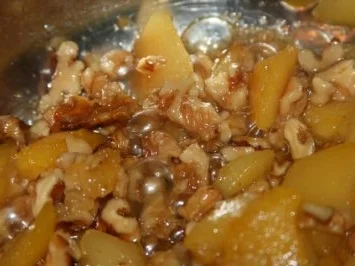 Karamell Nüsse und Pflaume für Vanille Eis - Rezept - Bild Nr. 6