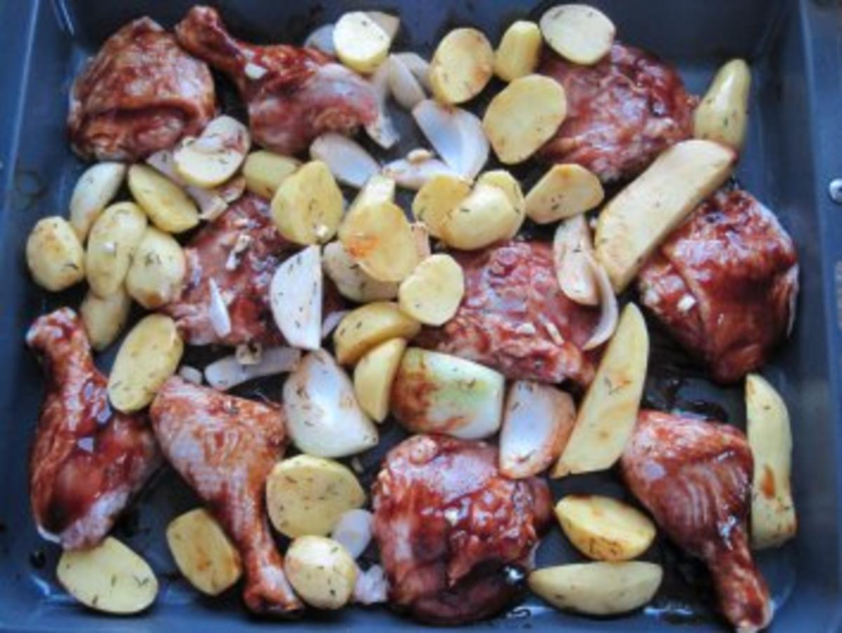 barbecue hühnerkeulen - Rezept - Bild Nr. 3