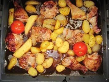 barbecue hühnerkeulen - Rezept