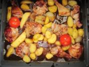 barbecue hühnerkeulen - Rezept