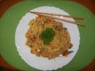 Nudelpfanne mit Hähnchen - Rezept