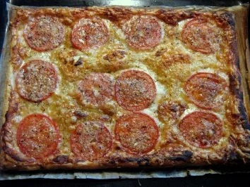 no name - Tomaten-Blätterteig - Rezept