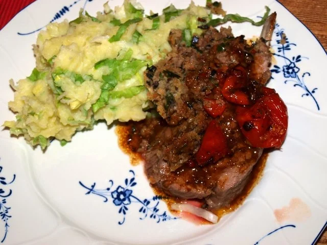 Gratinierter Lammrücken - Rezept