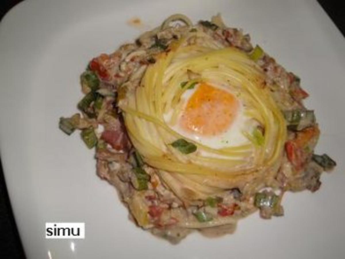 Spaghetti-Nester - Rezept mit Bild - kochbar.de Spaghetti-Nester - Rezept mit Bild - kochbar.de