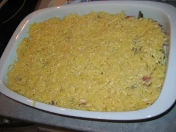 Rezept: Gemüse-Kasseler-Auflauf mit Käse-Kartoffelkruste Bild Nr. 7 Gemüse-Kasseler-Auflauf mit Käse-Kartoffelkruste - Rezept - Bild Nr. 7