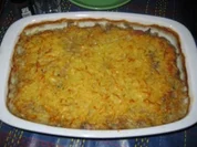 Gemüse-Kasseler-Auflauf mit Käse-Kartoffelkruste - Rezept