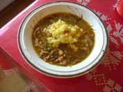 An türkischen Sterz und a Schwammsuppn drauf holadio - Rezept