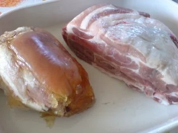 Zwiebelhaxe oder Zwiebelkammbraten - Rezept - Bild Nr. 4