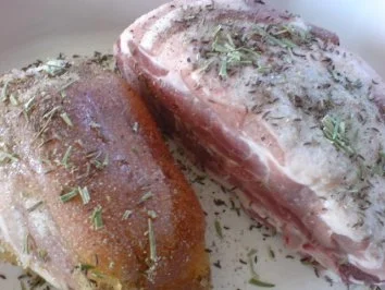 Zwiebelhaxe oder Zwiebelkammbraten - Rezept - Bild Nr. 6