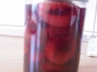 Rezept: Rotweinzwetschgen Rotweinzwetschgen - Rezept