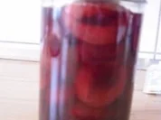 Rotweinzwetschgen - Rezept